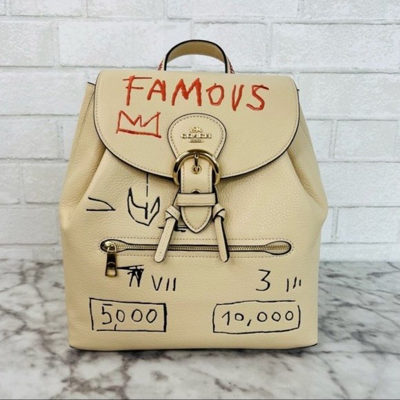 Coach Handbags - Coach X Jean Michel Basquiat Kleo Backpack